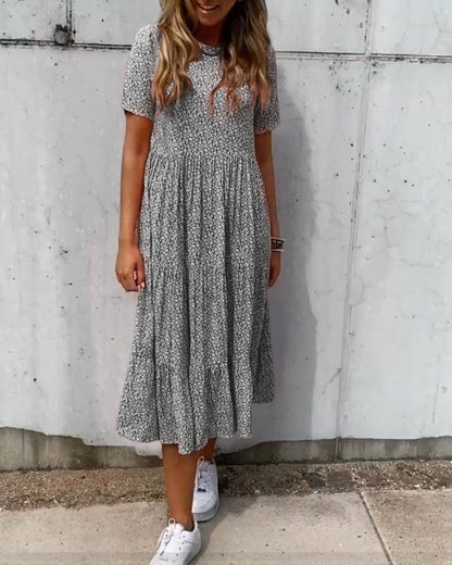 CD | Mira | Rochie midi înflorată