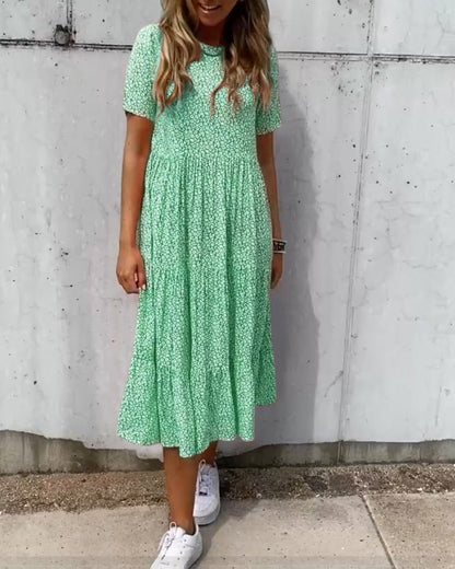 CD | Mira | Rochie midi înflorată