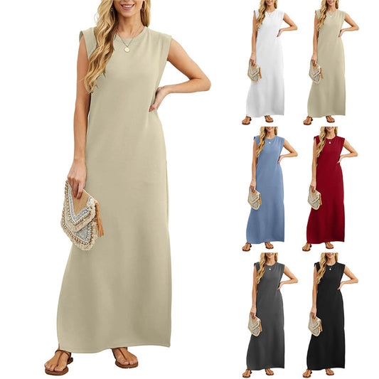 CD | Rochie lungă de vară fără mâneci