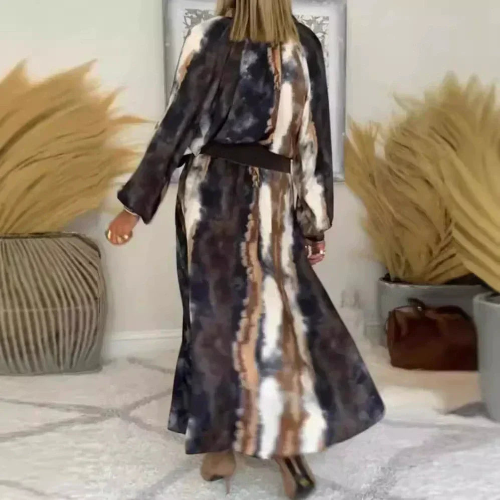 CD | Rochie lungă elegantă Tie & Dye