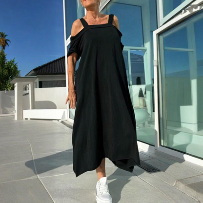 CD | Rochie maxi elegantă și confortabilă pentru femei cu umerii goi