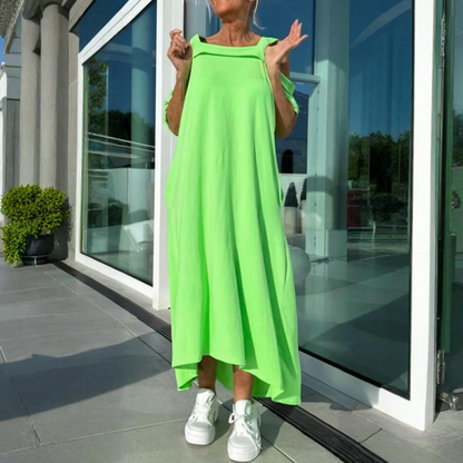 CD | Rochie maxi elegantă și confortabilă pentru femei cu umerii goi