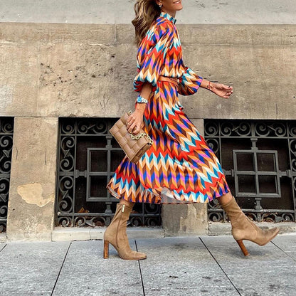 CD | Rochie Midi Graphic