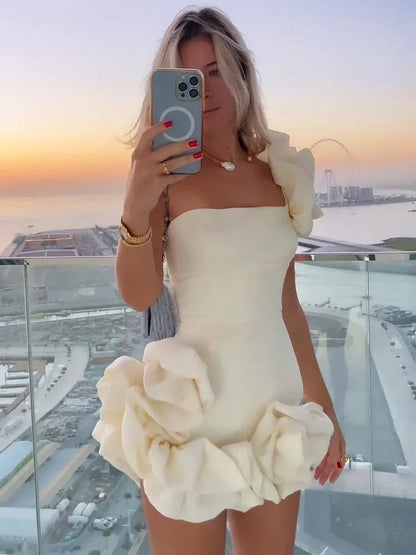 CD | Rochie mini elegantă cu flori