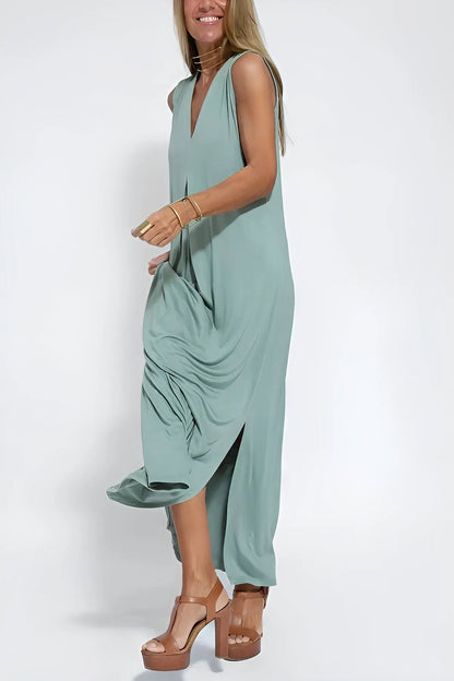CD | Rochie lungă elegantă cu cardigan gratuit