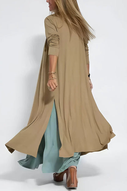 CD | Rochie lungă elegantă cu cardigan gratuit